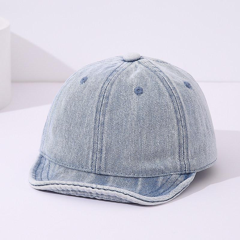 Casquette de Baseball en Jean Style Coréen INS pour Bébé - Chapeau à Visière Souple pour Garçons et Filles, Printemps/Automne