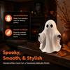 Party Props Resin Ghost Figurine White Color Matte Finish Ghost Decor Welcome Miniature Size Cute Ghost Figurine Holiday Party