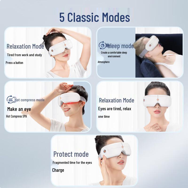 Dis Smart Eye Massager with Hot Compress CN plug (adapter included)
