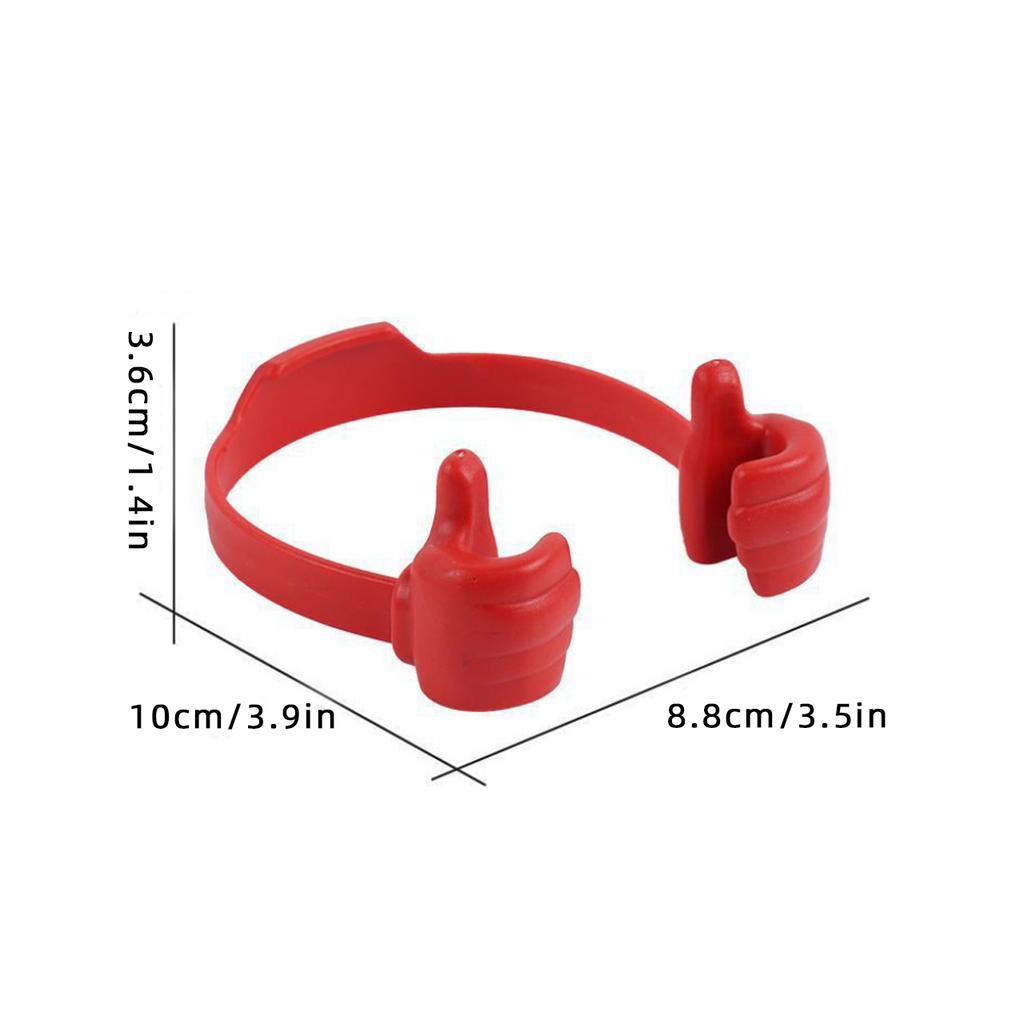 4/1pcs Thumbs-up Mobile Phone Holder Adjustable Phone Stand Multi Colors Portable Desktop Stand for iPhone Xiaomi Samsung