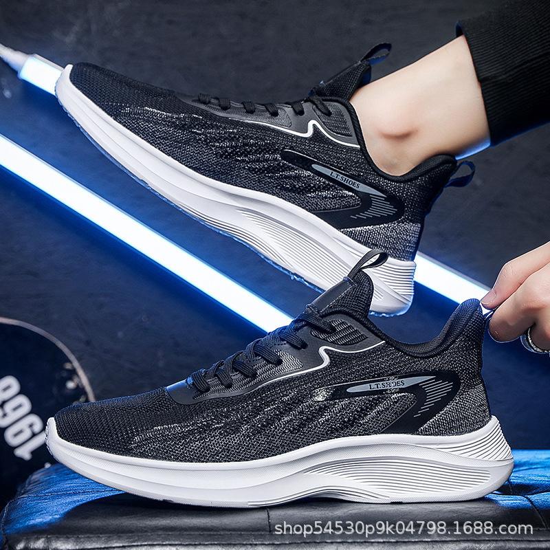 Sneakers Men's Summer 2025 New Running Mesh Shoes High School Entrance Examination Casual 48 Military Training 49 Shock Absorption 50 Large Size Runn