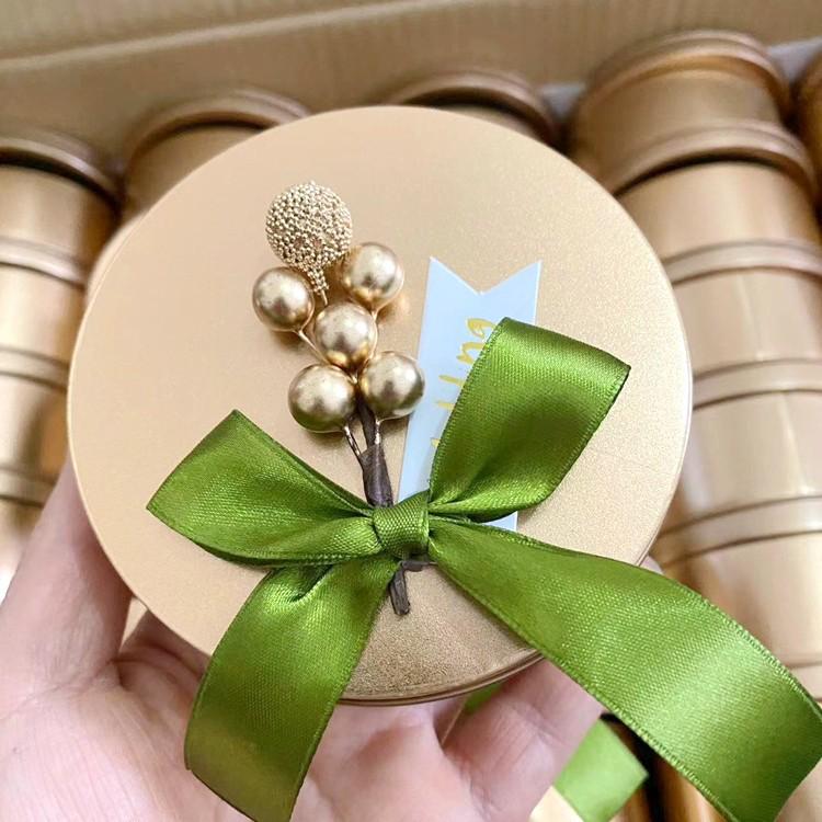 Персонализированные европейские золотые круглые свадебные бонбоньерки As shown, no processing needed