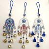 Fatima Hands Wind Chimes Hanging Retro European Blue Eye Accessories Hanging Demon Eyes Wall Decoration Wind Chimes