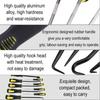 9PCS Long & Short Style Scraper Pick Hook Kit  Demolish small clips and rubber weatherstripping