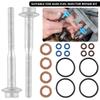 Injector Repair Kit Injector Seal and Bolt Set Compatible with A3 8P1 1.6 TDI 66 kW 90 PS Fuel Injection Nozzle Injector Bolts