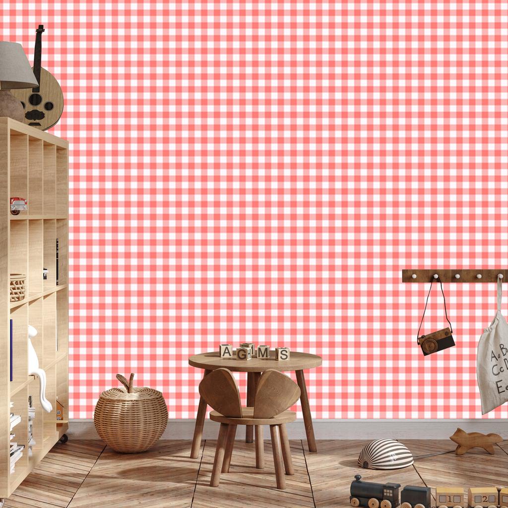 Wallpaper Coral Fabric Pattern, Subtle Detail for Living Room and Bedroom 50x1000
