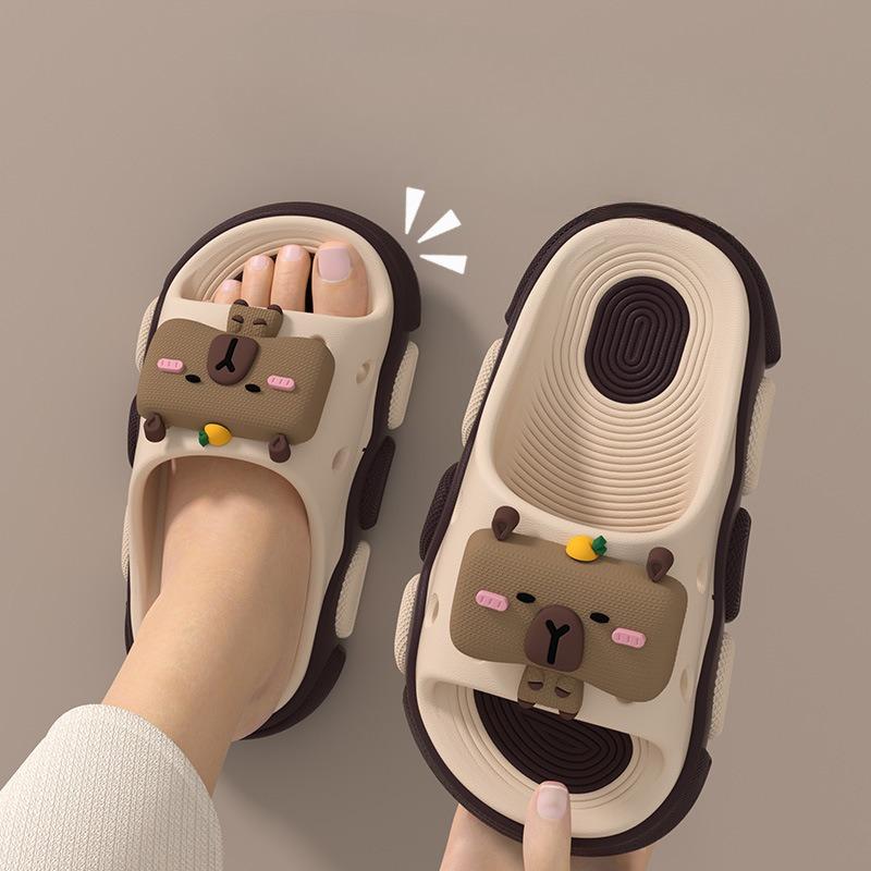 Cartoon-style Anti-slip Slippers for Girls, New Style, Indoor, Boys' Beach Shoes
