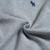Polo Ralph Lauren Jednolity kolor Logo kucyka haftowane Z kapturem Polar Długi rękaw Bluza męska szara 710740622-004