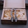 Bracciale Scheletro da Uomo Moda Boutique Hip Hop Bici Nuovo Gioielli Gotici Regalo