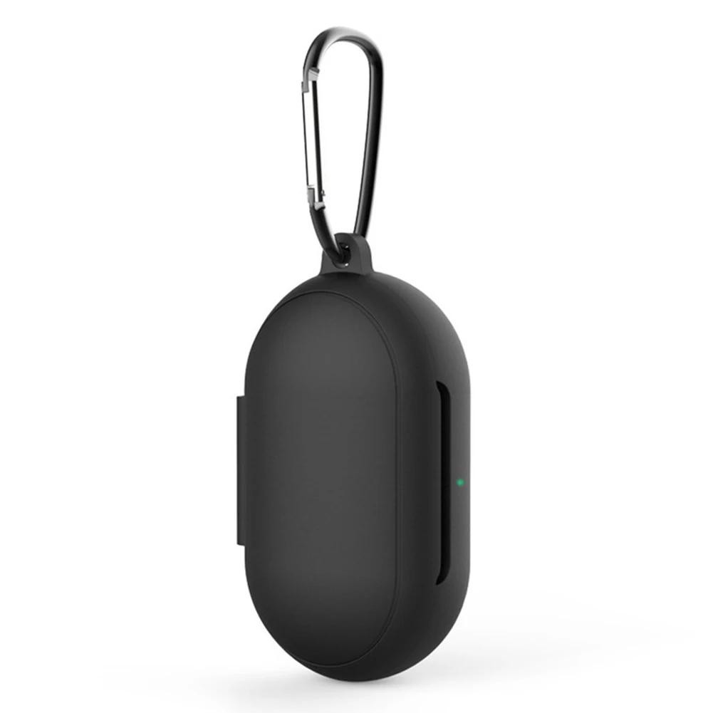 

Силиконовый чехол Защитная крышка для Bluetooth-наушников Samsung Galaxy Buds Plus Мягкий силиконовый чехол для Buds+ Защитные чехлы чёрный