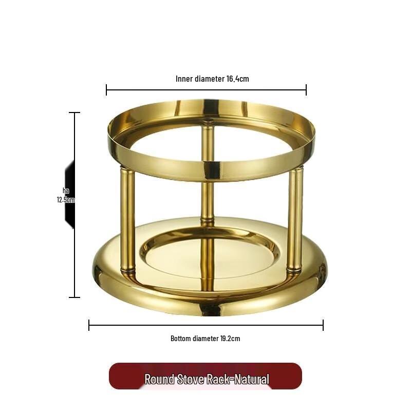 

Huihuang 304 Stainless Steel Single Mini Hot Pot with Alcohol Stove