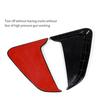 Black Carbon Fiber Look ABS Car Side Fender Ventilation Air Vent Cover Trim 2Pcs