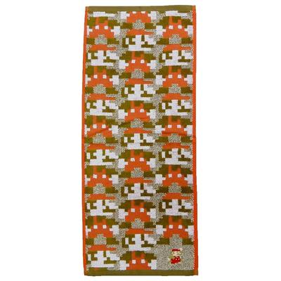 Marushin Nintendo Mario Face 33 X Mario 4485000200 Towel, 80cm, Pattern, 100% Cotton,