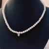 Elegant French Retro Pearl Clavicle Necklace - Simple, Versatile, Luxury Style