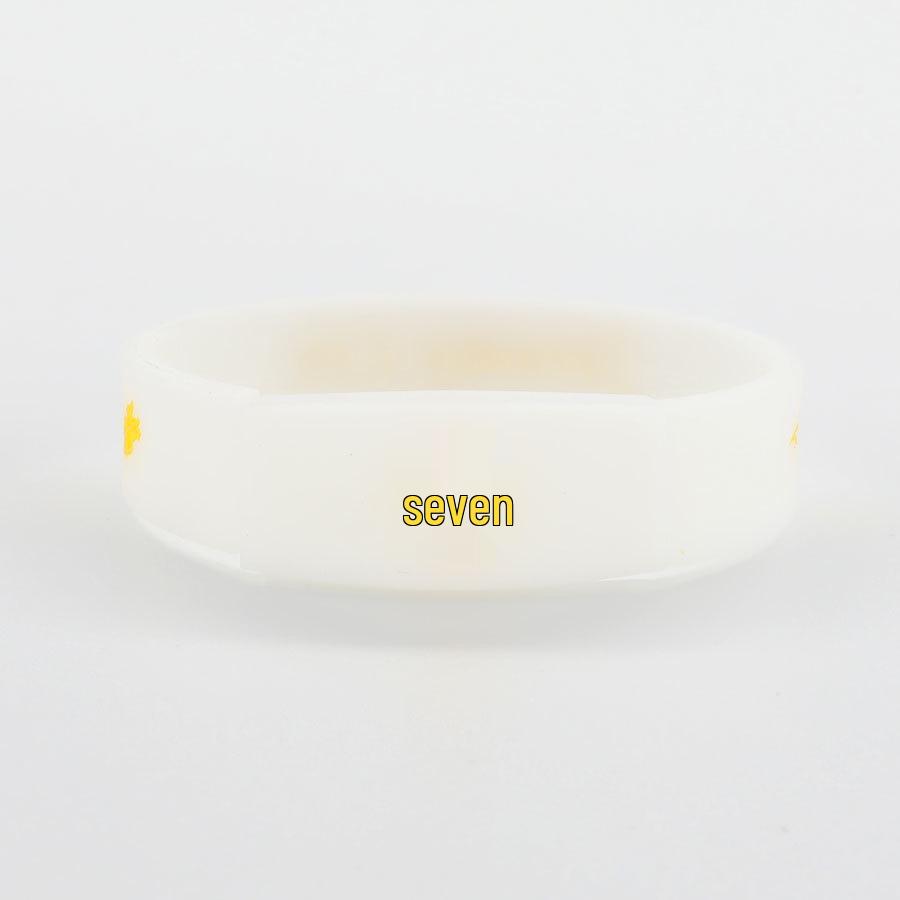 NBA Luminous Silicone Bracelet: Curry, Durant, James, Irving Edition, 20cm Snap Closure.