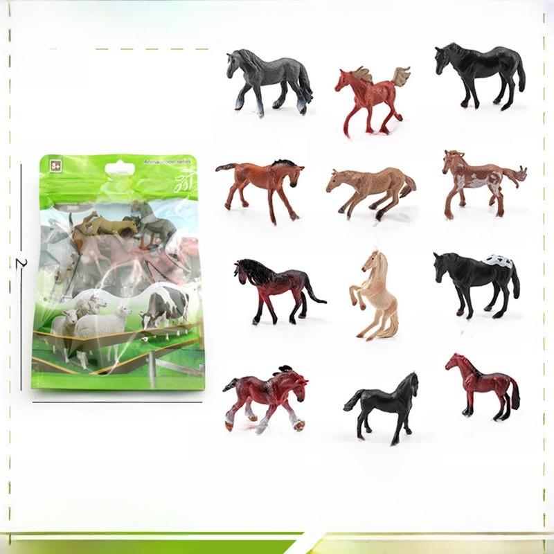 Farm Chicken Pig Sheepanimal Simulation Pvc Models With Tractor For Educational Play And Farm Enthusiasts