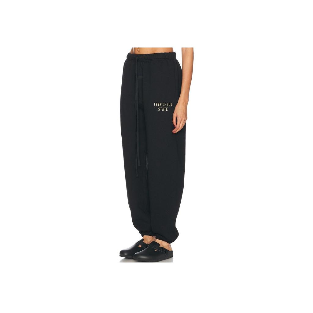 Fear of God Essentials Fleece Sweatpant Black Women Bottoms 130BT245160FW