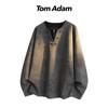 TOM ADAM American Street Distressed Style Sweatshirt
