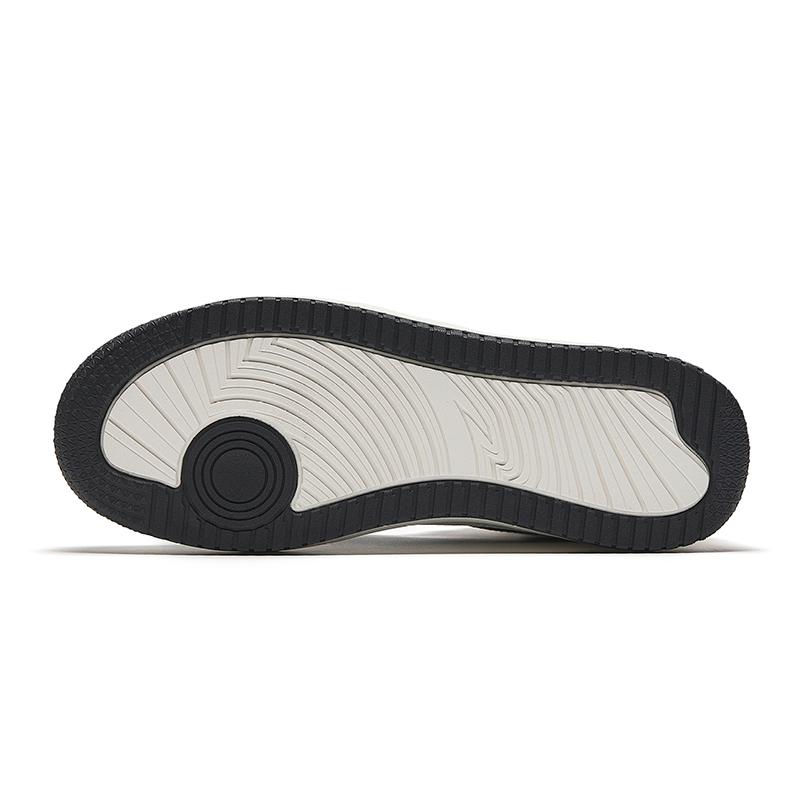 New Anta Life Collection Anti-Slip Wear-Resistant Mid-Top Skateboard Shoes Men's Black White 912448083-1