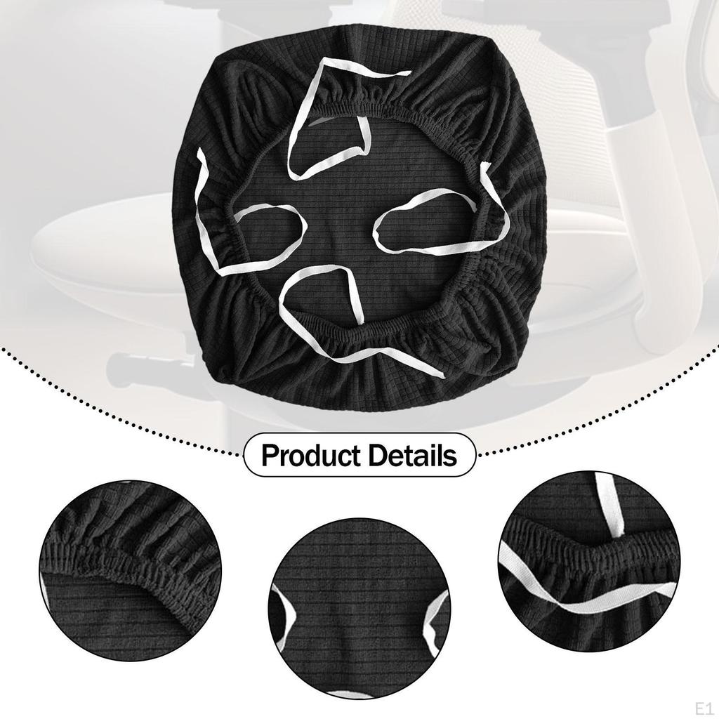 Chair Cover for Office Chairs, Removable, Attachable, Stretchable, Dining Room, Bar, Kitchen