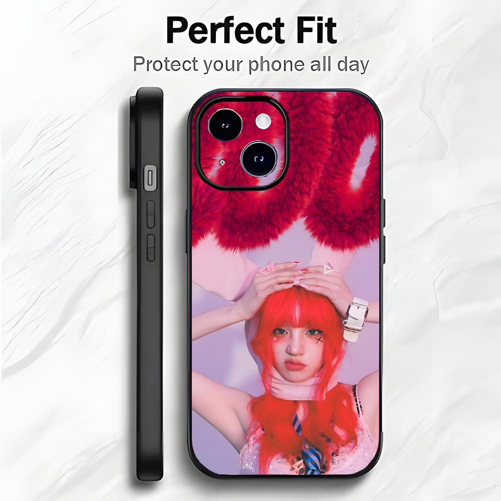 Korean Beautiful Singer S-Song Yuqi Phone Case Phone Case Soft Packaging Lightweight For iPhone17 16 15 14 13ProMax