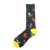 Cool Hip Hop Crew Socks Men Funny Animal Squirrel Shark Dinosaur Boxing Dog Fortune Cat Sokken Harajuku Divertidos Chaussette