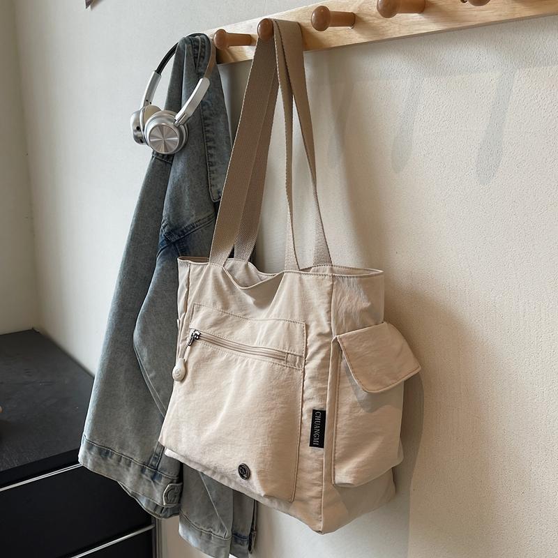 Commuter Large Capacity Handbag Women's Shoulder Bag Lightweight Tote Bag