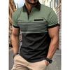 Men's Casual Polo Shirt Digital Printed Short Sleeve Polo
