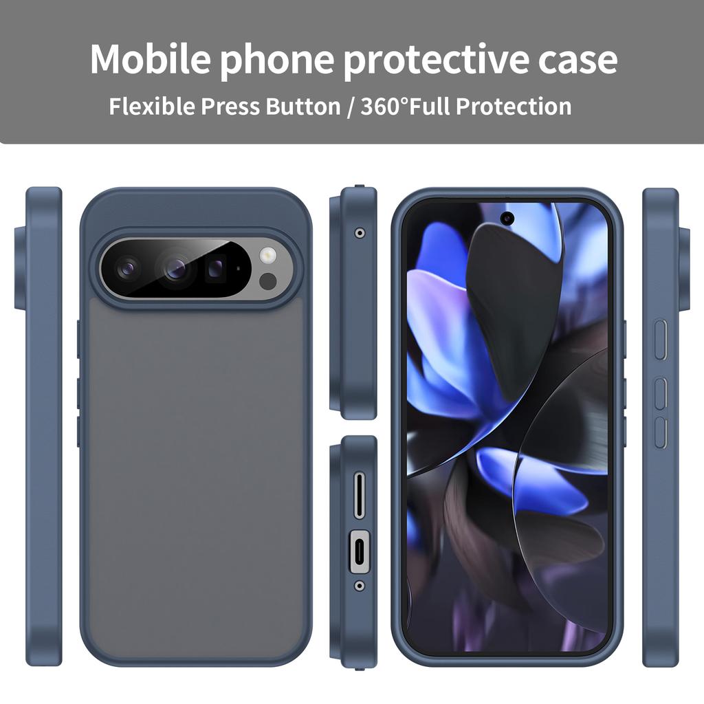 For Google Pixel 9 Pro Case Skin Touch Matte Anti Drop TPU PC Phone Back Cover