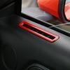 Interior Door Air Outlet Vent Frame Trim For Ford Mustang 2015- Bright Red
