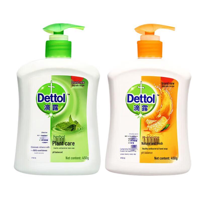 Dettol Plant Care & Natural Fresh Hand Wash Twin Pack