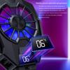 DL05 Mobile Phone Blade Digital Display Radiator 9 Portable Back Clip Phone Cooling