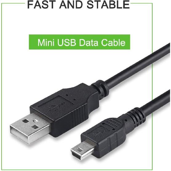 Nuvi 1490 USB Data Cable Charging Cord Compatible for Garmin Nuvi 1300 1350T 1350LMT 1390LMT 1390T 1450LMT 1490LMT 2455LMT 2457LMT 2495LMT 2497LMT