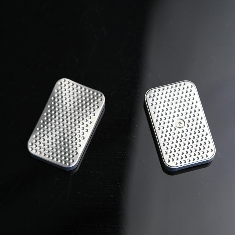Mechanischer Schieber Fidget Magnetische Druckkarte Schiebeplatte Haptische Münze EDC Metall Sensorische Stressabbau Spielzeuge Angst lindern
