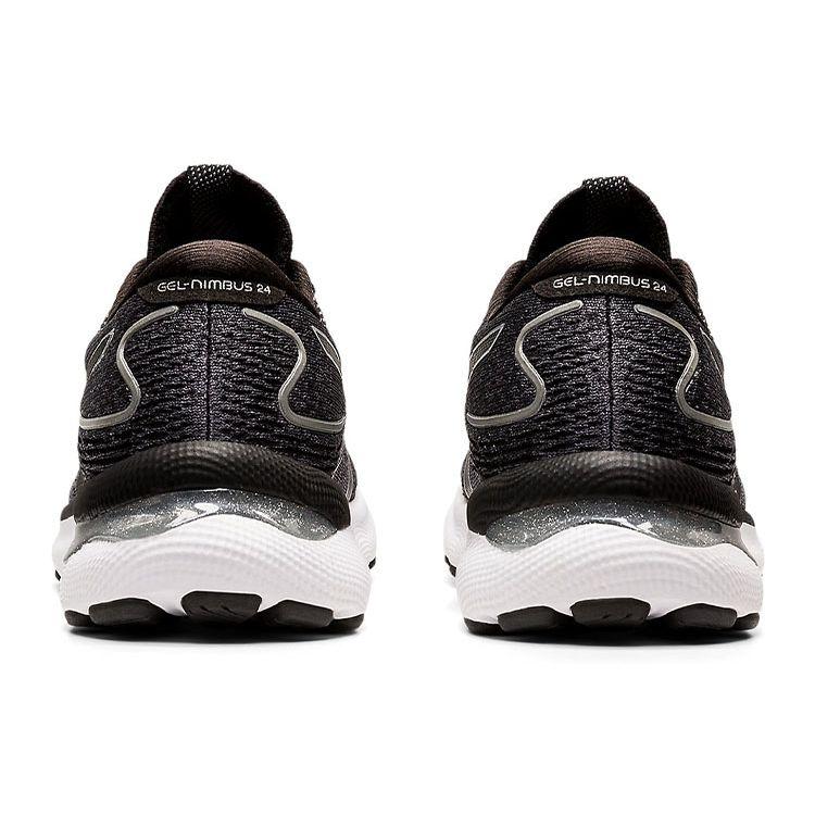 Asics Gel Nimbus 24 Svart Ren Sølv Dame Sneakers 1012B201-001