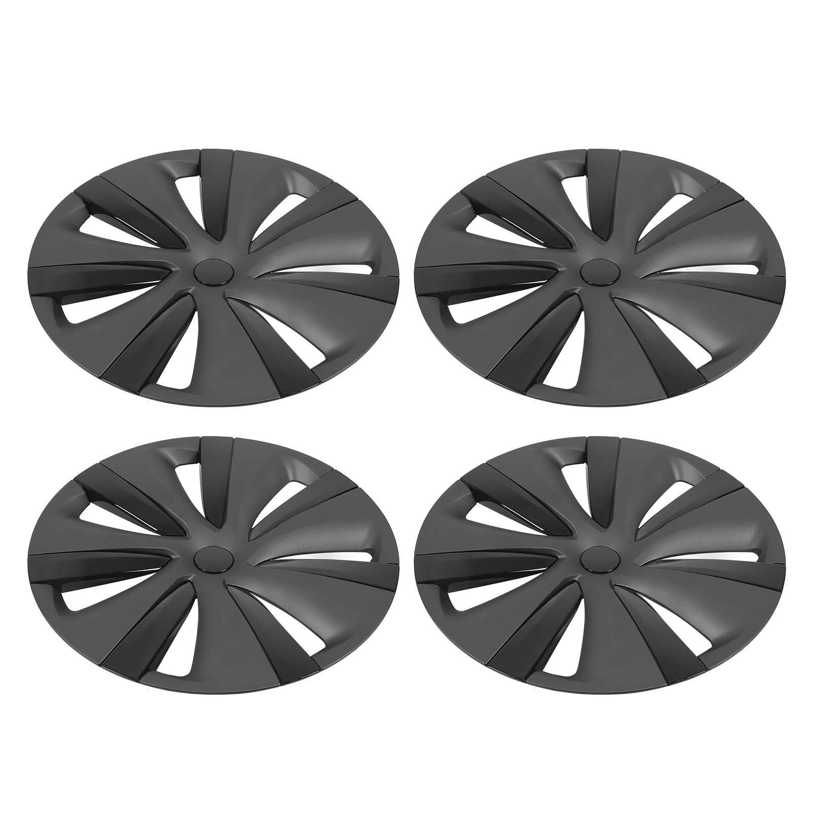 4pcs Wheel Hub Cap Model S Style 19 Inches Wheel Rim Protector Replacement for Tesla Model Y 2020 to 2023 Dual Color