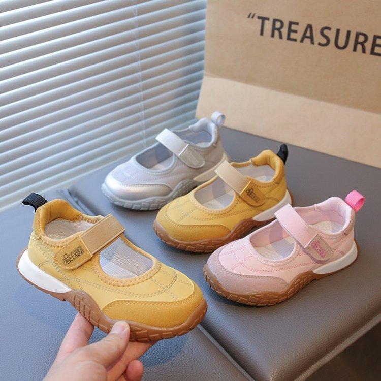 Children's sports shoes 2025 spring and autumn new girls' shoes princess mesh breathable shoes children's Forrest Gump shoes casual shoes