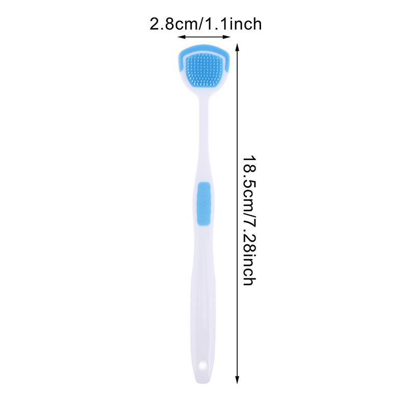 1/5Pcs Tongue Scraper Oral Cleaner Brush Soft Silicone Cleaning Tongue Toothbrush Mouth Fresh Breath Scraping Hygiene Care Tools