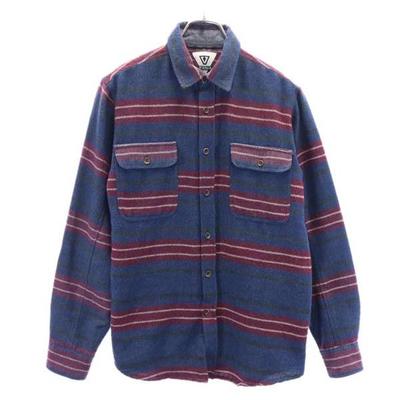 VISSLA Overall Handle Long Sleeve Shirt S Blue Outdoors Men's Used