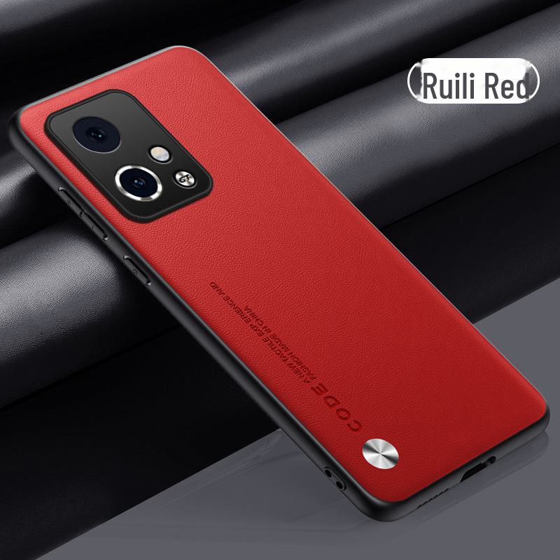Honor 90GT Leather Protective Cover for Men with Kevlar - Fits Honor 80/70/100pro Mobile Phone Case.