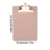 Golden Metal Clip Wood Clipboard 3 Sizes Notes Ticket Holder Wood Color Folder  Office School