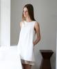 Dehebe Layered Chiffon Mini Dress [Ivory]