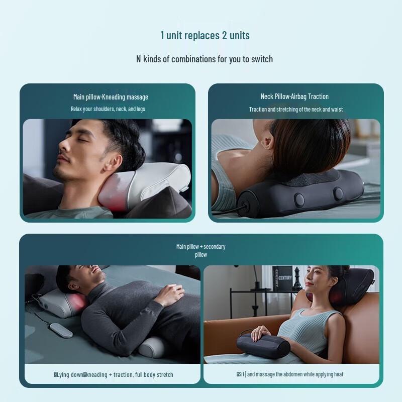 Philips Neck and Shoulder Massage Pillow CN plug (adapter included)