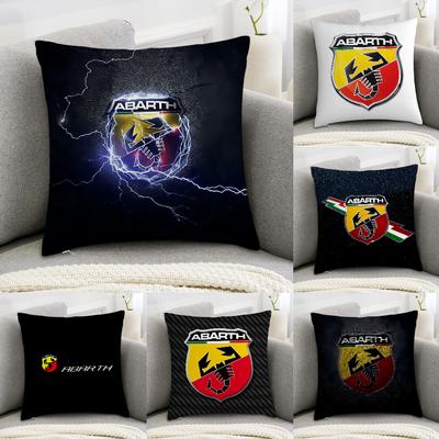 A-A-Abarth Cartoon Pillow Case Sofa Decorative Home Double-sided Print Plush Square Throw Pillow Covers Cushion Decor Cover