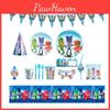 Cartoon Children's Birthday Party Disposable Tableware Set Decorations