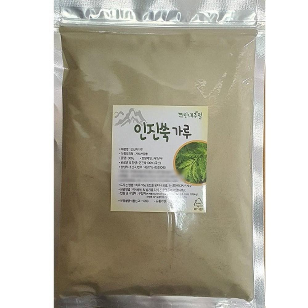 Green Natural Domestic (Jecheon, Chungbuk) Artemisia Capillaris Powder 300g 1 pcs