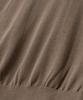 ANOTHER OFFICE WOMEN W. Current Silk V-Neck Knit (Mild Brown)