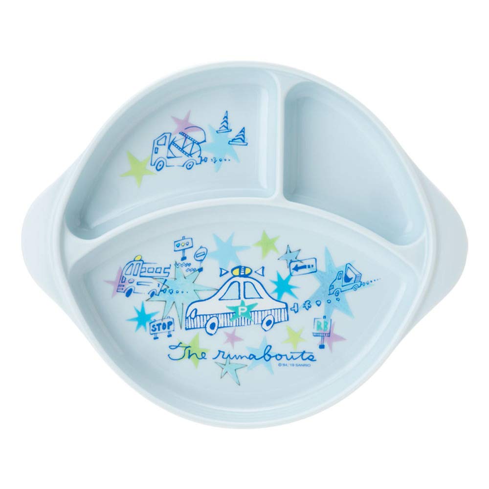 Sanrio The Runabouts Plastic Plate (Baby)