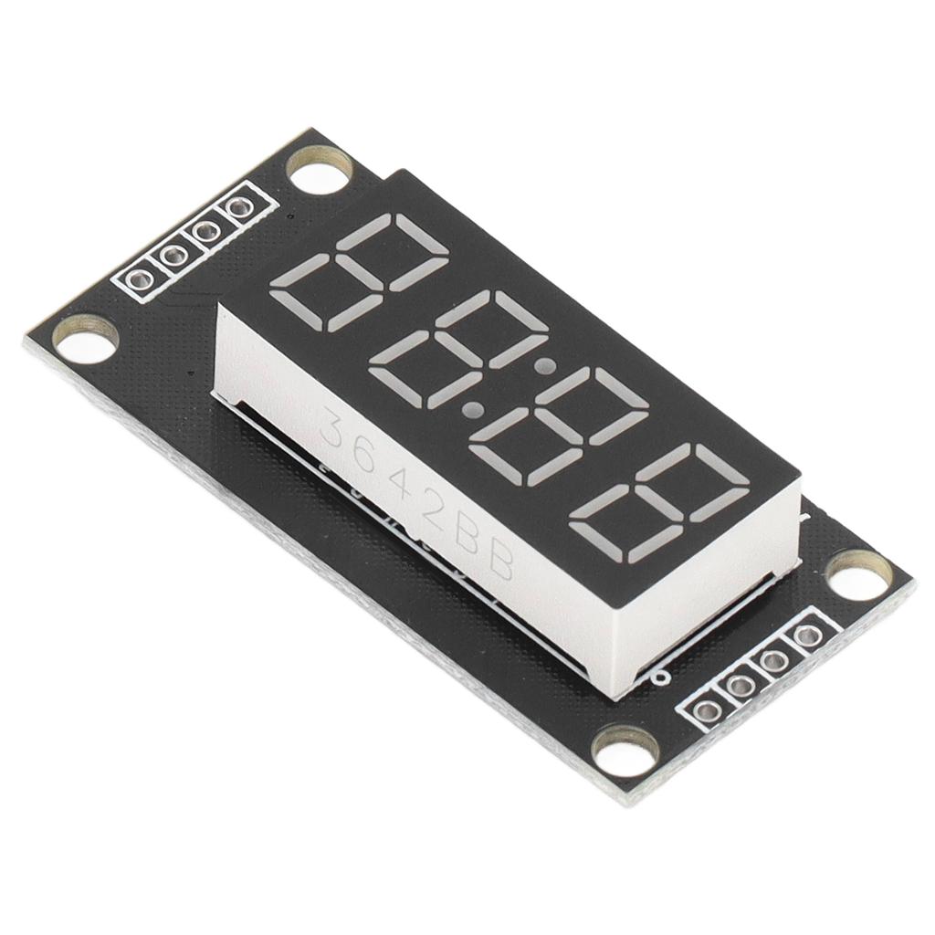 0.36in 4 Digit Digital Tube LED Blue Display Segment Module with Clock TM1637 2 Pin IO 5V