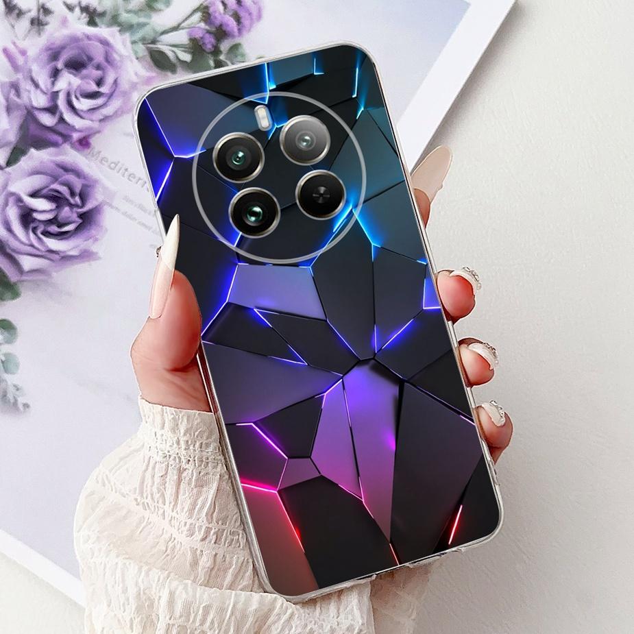 For Realme 12 Pro Plus Case RMX3840 Cute Cat Lucky Koi Painted Cover Soft Slim Phone Case For Realme 12 Plus Realme12 Pro+ Shell